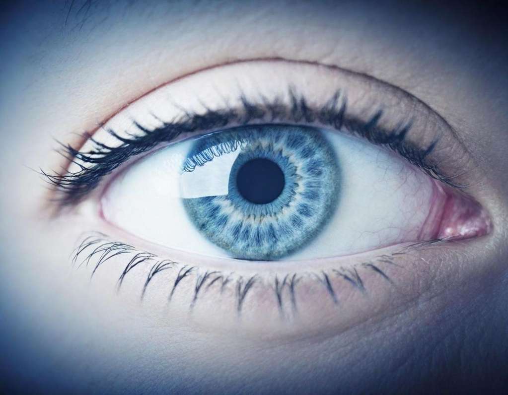 Close-up of a blue eye